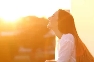 شمس الصباح تساعد على تخفيض الوزن