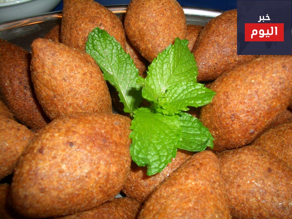 الكبة المقلية بالسبانخ والرمان