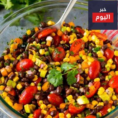 سلطة ملونة و مغذية