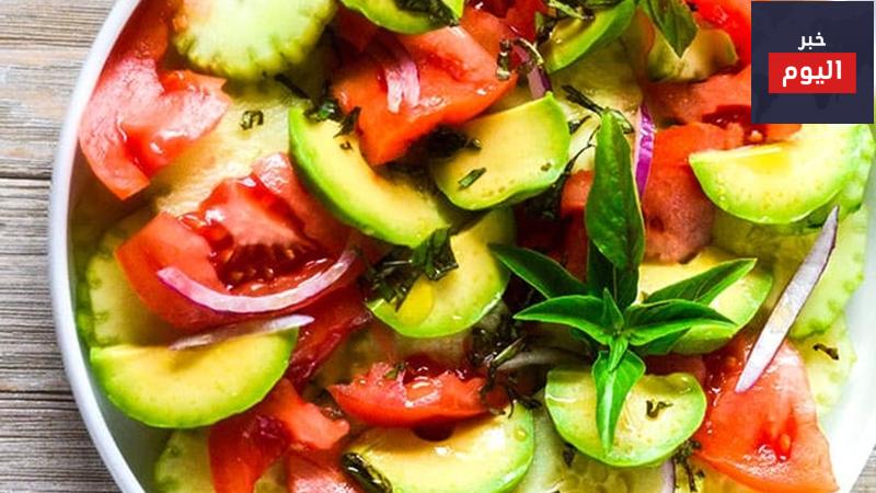 طريقة عمل سلطة الافوكادو والطماطم