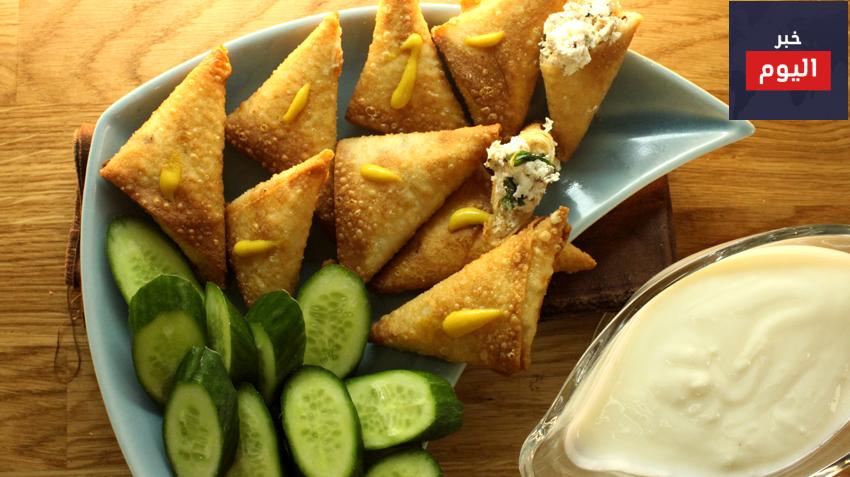 طريقة عمل سمبوسك بالجبن القريش