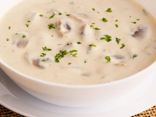 شوربة الفطر والذرة