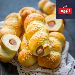 خبز فطار بالسجق