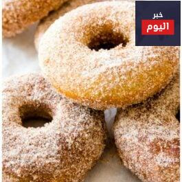 طريقة عمل دونات بالقرفة والسكر