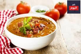 شوربة الأرز باللحم