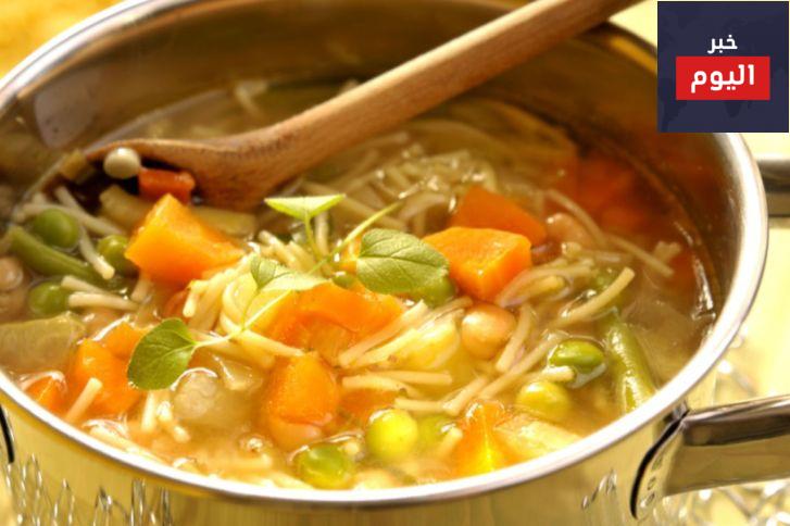 شوربة الخضار بالشعيرية