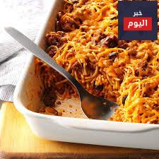 طريقة عمل طاجن مكرونة اسباجيتي