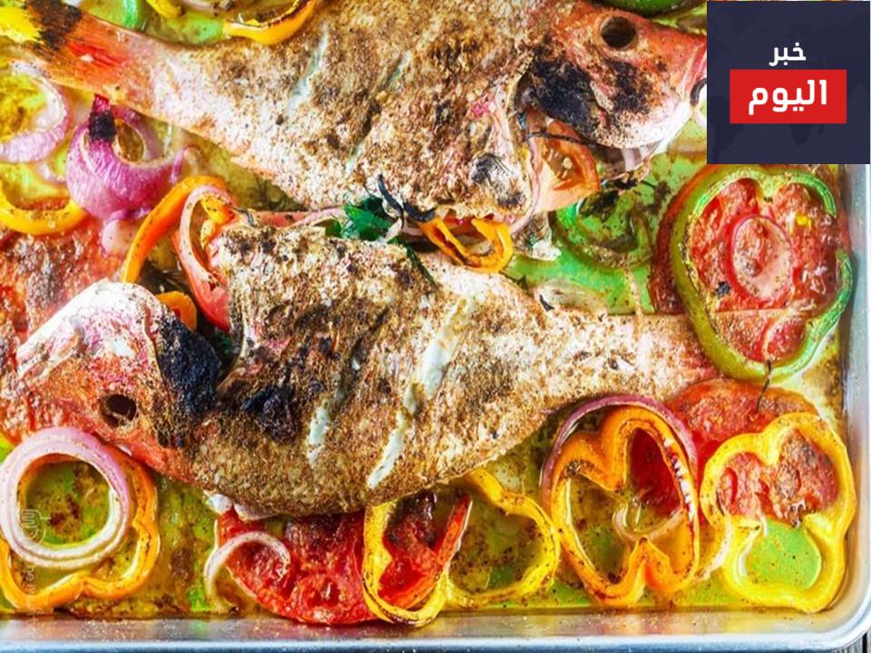 طريقة عمل صينية سمك بالفرن سهله