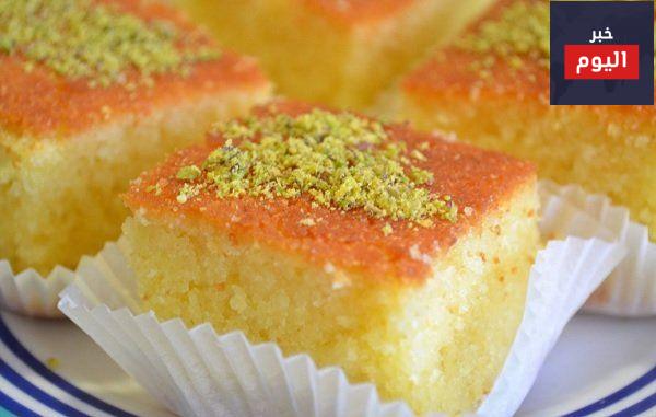 طريقة بسبوسة سهلة