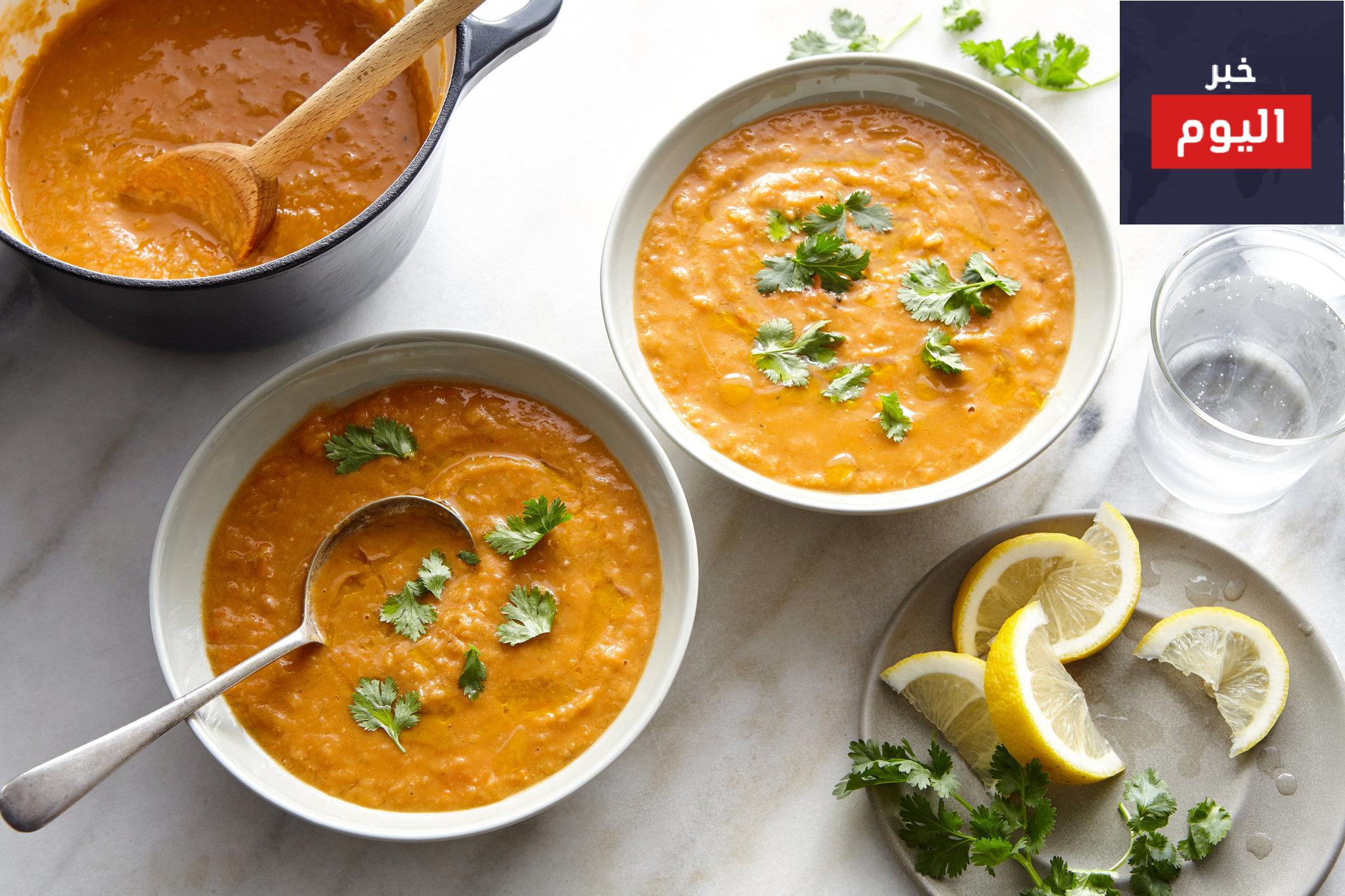 طريقة عمل شوربة العدس