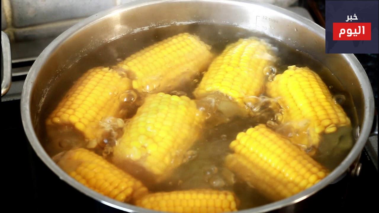 طريقة سلق الذرة