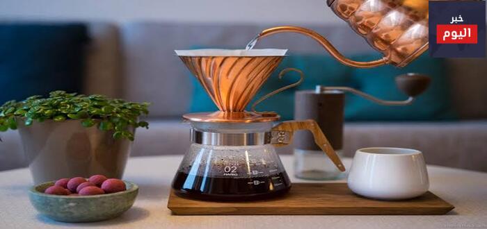 طريقة v60 بارد