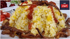 أسهل طريقة رز بالعدس