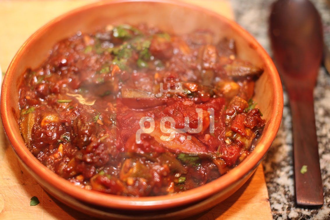 طريقة البامية بالدجاج